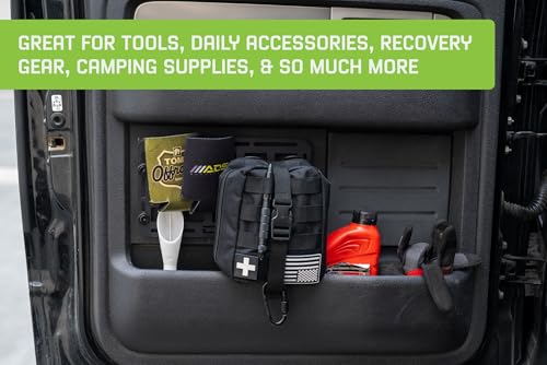 DV8 Offroad Universal Molle Panels | Can Be Mounted Almost Anywhere Including Vehicles, Garages, etc. | Available in 3 Sizes | Universal Mounting for Tools, Recovery Gear, & More (15" x 12") - size: 15" x 12"