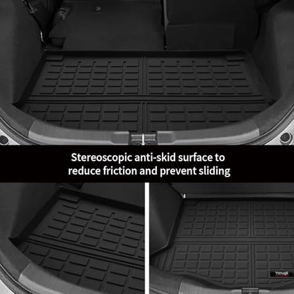 Custom for 2008-2013 Honda Fit/Jazz Cargo Mats Trunk Liner All Weather TPE Protection Mat Accessories (for 2008-2013 Honda Fit)