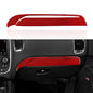Car Copilot Glove Box Cover Decals for 2011-2020 Dodge Durango Accessories Carbon Fiber Interior Stickers, Red - color: Copilot Glove Box Trim