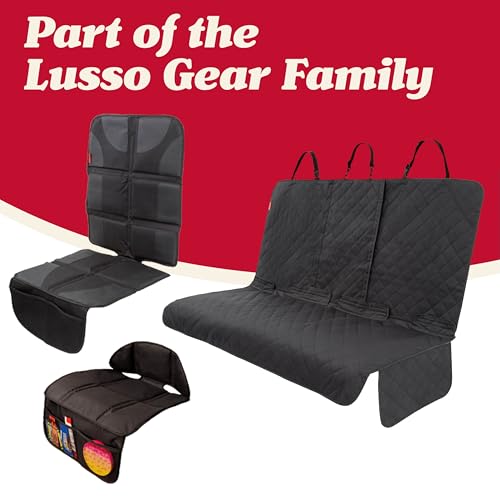 Lusso Gear Car Seat Gap Filler (2 Pack) - Stop Dropping Between Seats - Universal Fit for Car, Truck, SUV - Block the Gap between Seat Console - color: Gap Filler - Black