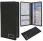 Premium Car Registration & Insurance Card Holder with Magnetic Closure & Clear Pockets, Glove Box Organizer for Documents, Driver's License (Reticulated black) - color: Reticulated black