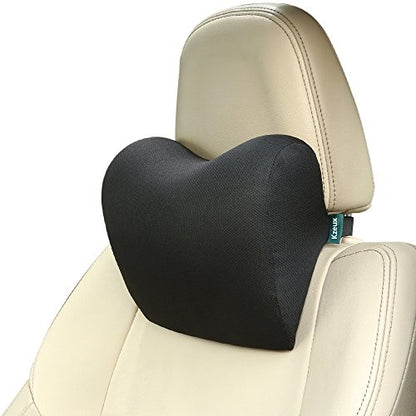 Car Neck Pillow - Memory Foam Cervical Relief Cushion, Headrest Support for Pain, Black - color: Black
