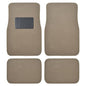 Beige Heavy Duty Front & Rear Carpet Floor Mats Universal Liners for Car SUV Van & Truck, All Weather Protection with Anti-Slip Nibs, Fit Contours of Most Vehicles - color: 100-MB