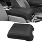 Center Console Cover for 2015-2020 F150 Accessories, F250 F350 F450 2017-2022, Expedition 2018-2024, PU Leather Middle Armrest Cusion Protector, Bucket Seat Only, Anti-Scratch, Black - size: Bucket Seat, 17-22 F250-F450, black stitch