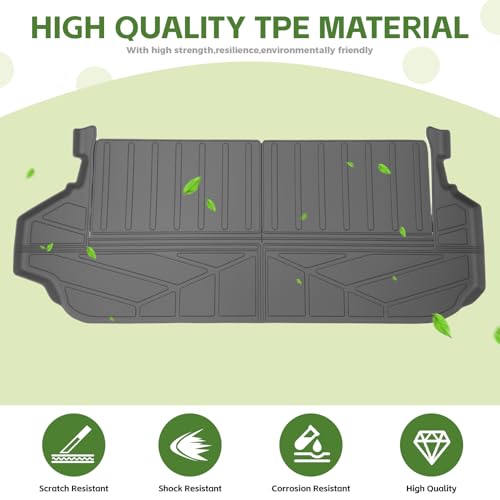 Trunk Mat for 2025 2026 Toyota 4Runner 7 Seats Gas, Rear Cargo Mat All Weather TPE Protector Trunk Liner Accessories(Not for Hybrid EV/i-Force MAX) - size: 7Seats-Trunk Mat