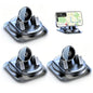 Dashboard Phone Holder for Car, 360 Degree Rotation Mount, Foldable Silicone Dash Stand, Anti-Slip Mobile Cradle Compatible (3PC) - color: 3PC