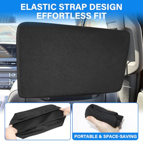 2-Pack Rear Seat Screen Protectors for 2021-2025 2026 Cadillac Escalade/GMC Yukon/Chevrolet Tahoe Suburban Storage Models, Neoprene Shockproof Covers Anti-Scratch Dust & Impact