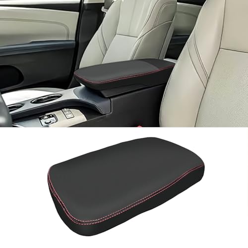 Compatible with Center Console Armrest Cover for Toyota Avalon 2013 2014 2015 2016 2017 2018 Leather Arm Rest Storage Box Lids Cushion Protector Pad