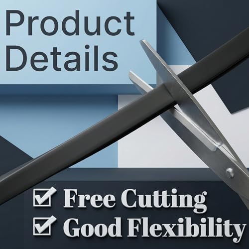 Rubber U Channel Edge Trim, Door Seal Strip, Fits Edge up to 1/16 Inch (1. 6mm) U Shape Weather Stripping(34.8 Feet,Black) - color: Black, size: 34.8 Feet