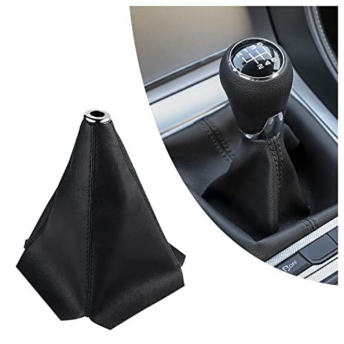 Salior Dustproof Car Shift Knob Cover, Protects Gear Shift Knob & Decorate Car Interior,Universal Gear Shift Cover for Most Manual Transmission Car Truck SUV (Black)