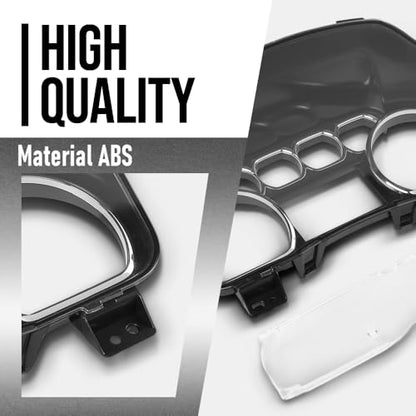 ALLGOOD Dashboard Cover Compatible with GMC Sierra 1500 2014-2016, 2018 Dash Cover Black