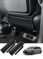 Seat Back Protector Compatible with Toyota Sienna 2026 2025 2024 2023 2022 Accessories Back of Seat Protector,Stainless Steel Kick Mats Back Seat Protector 2Pcs (Black)