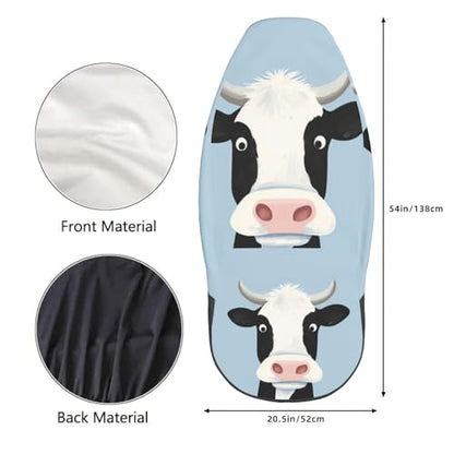 Dujiea Cute Cow Hello Car Front Seat Covers 2 Pcs Universal Auto Seat Covers Front Seats Only, Vehicle Bucket Seat Protectors Fit for Most Car SUV Sedan and Truck - color: Cute Cow Hello