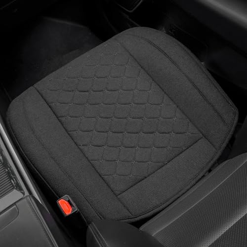 Car Seat Cover,Bottom Car Seat Covers Cloth,Front Seat Only,Fabric Wrap Around The Bottom,Breathable Car Seat Protector Fits 95% of Vehicles 1 Piece,Black - color: allBlack