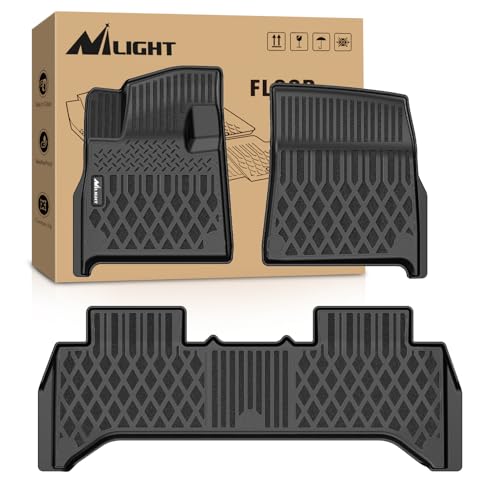 Nilight Floor Mats for Rivian R1T 2025 2026 All Weather Custom Fit Heavy Duty Floor Liners - color: 2025-2026 Rivian R1T