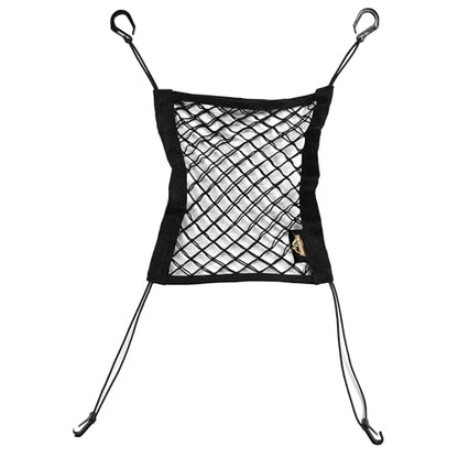 Armor All Front Seat Cargo Net Organizer, Super-Durable Expandable Nylon Material, Attaches to Headrest Post, Stretchable Net Car Organizer with Mesh Pocket, Universal Fit, Accessible Storage