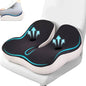 Seat Cushion,Office Chair Memory Cushion, Ergonomic Design, Relieve Sciatica and Long-Term Sitting Pain, Suitable for desks, car Seats, Games, wheelchairs - color: Black