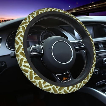 Pickles Steering Wheel Covers Non Slip Neoprene Steering Wheel Protector Cover Universal 15 Inch for Men Women Car Truck - color: Pickles