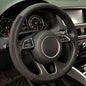 Diamond Leather Steering Wheel Cover, Studded Crystal Bling Rhinestones Universal Fit 14" 1/2-15" Glitter for Women Sparkle Girl Fit Suvs, Vans, Sedans, Car, Trucks, Black Diamond - color: Diamond Black