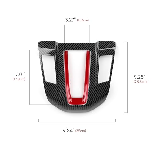 Hybrid 2PCS Gear Shift Panel Decals for Honda CRV 2017 2018 2019 2020 2021 2022 Accessories CR-V ABS Carbon Fiber Interior Stickers - color: 2pcs Hybrid Gear Shift Panel