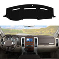 Dashboard Dash Cover Mat Carpet Compatible with 2010-2014 Dodge Ram 1500 2500 3500 （Black） - size: 2010-2014 Ram