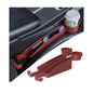 2PCS Car Seat Gap Filler, Multifunctional Vehicle Seat Side Gap Plug Blocker with Cup Holder & Storage Slot, No Drop Automotive Console Crevice Stopper, Universal for Truck SUV Van (Red) - color: Red