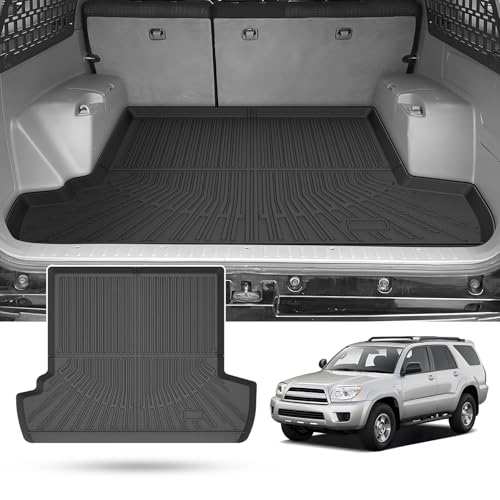 4Runner Cargo Liner - Trunk Mat for Toyota 4Runner 2003-2009, All Weather Cargo Mat for 4Runner Accessories, Heavy Duty Car Mats, Car Accessories - size: 2)Toyota 4runner 2003-2009