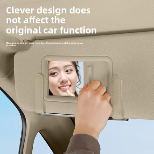 Faux Leather Car Tissue Holder for Interior, Multi-Function Tissue Box, Armrest & Back Seat Tissue Organizer, Sleek Kleenex Holder (Beige Flat)