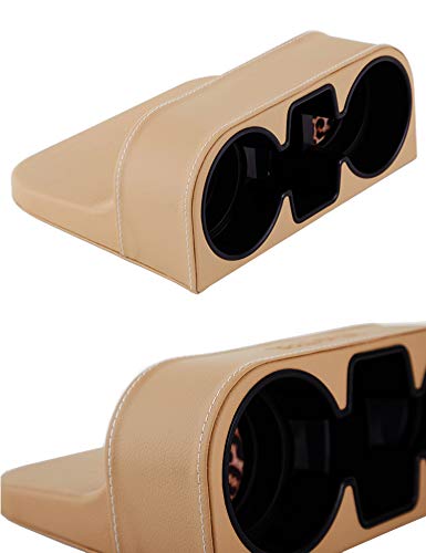Car Seat Organizer Cup Drink Holders,Multifunctional Gap Filler Storage Box,Insert Organization Helps Reduce Distracted Driving&Holds Phone Mount Mug Bottle Cellphone Coaster Wallet Card (XBD-Beige) - color: XBD-Beige
