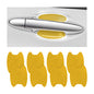 Blilo 8PCS Car Door Handle Sticker, Carbon Fiber, Gold/8PCS, Universal Fit, Door, Metal Finish - color: Gold/8PCS