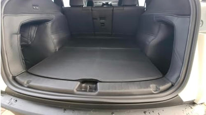 Compatible with 2026 Tesla Model Y Juniper Refresh 5-Seat Full Coverage Trunk Liner Heavy Duty Dog Mat Protector Cover Cargo Liner All Weather Waterproof (Black) - color: Black with Black Stitching, size: 2026 Juniper Full Coverage Cargo Mat#1
