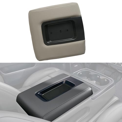 Front Seat Center Console Armrest Lid Beige Compatible with 2014-2019 Chevrolet Chevy Silverado Suburban Tahoe GMC Sierra Yukon XL Replaces 22881398 - color: Beige Armrest Lid
