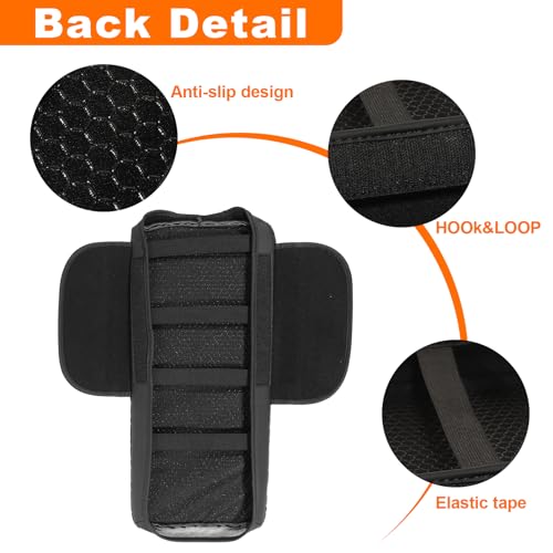 Center Console Armrest Cover for Toyota Camry 2025 2026 Accessories Arm Rest Pad Console Cushion Lid Middle Console Protector Black Leather with Pockets