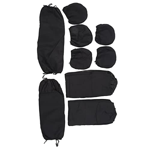 Breathable and Soft Cloth Car Seat Covers Full Set Universal Fit Seat Cover for Comfortable Driving