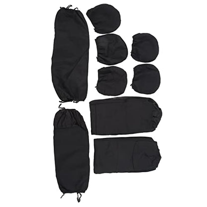 Breathable and Soft Cloth Car Seat Covers Full Set Universal Fit Seat Cover for Comfortable Driving