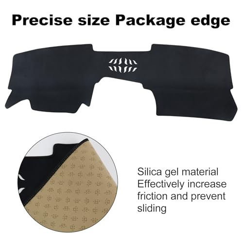 Dashboard Cover Mat for Mazda 2020-2025 2026 CX-30 CX30 Accessories (Without HUD) Black Flannel Material Anti-Slip Dash Cover Mat Sunshade Glare UV Rays Protector - size: for Mazda 2020-2026 CX-30 (Without HUD)