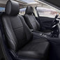 AOMSAZTO Custom Fit Seat Covers for Mazda CX-30 2020 2021 2022 2023 2024 2025 CX30 Car Seat Covers Full Set Black Faux Leather Compatible Airbag（New-CX30） - color: Black, size: CX-30 2020-2025