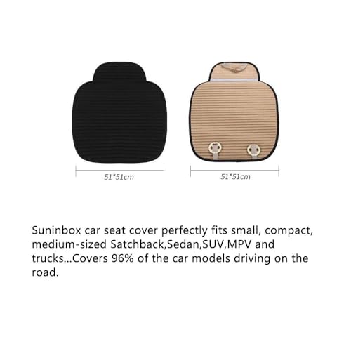 Car Seat Covers, Bottom Car Seat Cover Cloth,Front Seat Only Universal Car Seat Cushion Buckwheat Hulls Car Seat Pads Mat for Auto Driver Ventilated Breathable Comfortable(Gray) - color: Gray