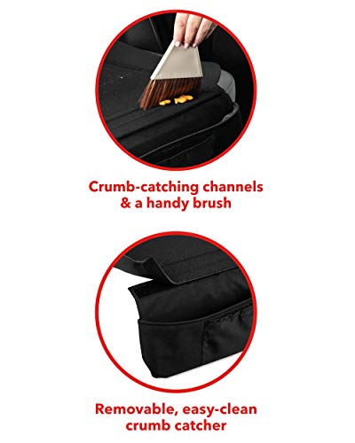 Skip Hop Clean Child Car Seat Protector, Universal Baby Carseat Cover with Clean Sweep Crumb Catcher