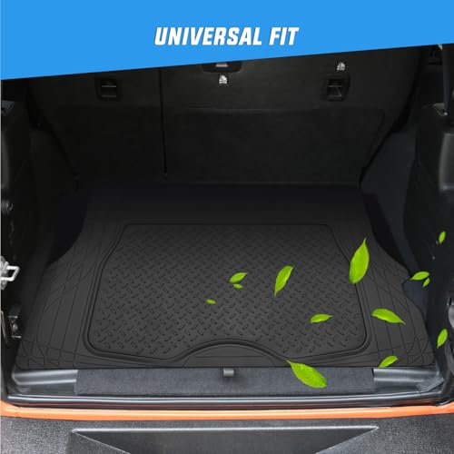 Nilight Rubber Cargo Mats for Cars Trucks SUVs, Universal Trim to fit for Most Vehicles, All Weather Protection Heavy Duty Cargo Liners - color: Cargo Mat 50"*30"