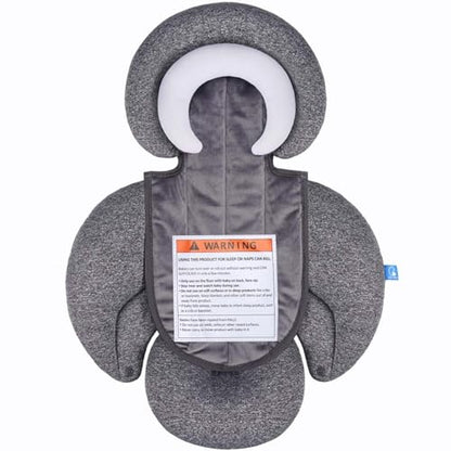COOLBEBE New 2-in-1 Babybody Cushion for Baby Newborn Infants - Extra Soft Stroller Cushion Pads Car Seat Insert, Perfect for Carseats, Strollers, Swings, Grey - color: Grey