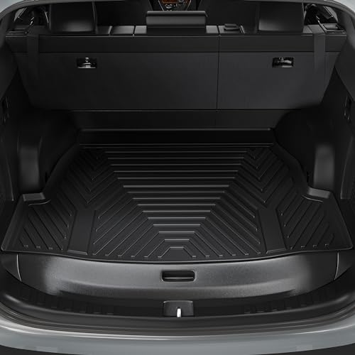 YITAMOTOR Cargo Trunk Liner Compatible with 2023-2025 Honda Pilot, Cargo Mat with Backrest Mat Behind 3rd Row Back Seat Protector, All Weather Custom Fit Black Cargo Mats - style: 2023-2025 Pilot CargoMats with Backrest Mat