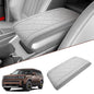 SKTU 2024 2025 2026 Santa Fe Center Console Cover Compatible with 2024-2026 Hyundai Santa Fe Armrest Cover Hyundai Santa Fe 2024 2025 2026 Accessories Santa Fe Hybrid Center Console Cushion (Beige) - color: for 2024 2025 2026 Santa Fe Beige