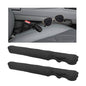 2PCS Leather Car Seat Gap Filler, No-Drop Seat Side Gap Plug Crevice Blocker with Securing Strap, Elastic Filler Block The Gap Between Seats & Console for Truck SUV Sedan (Black) - color: Black