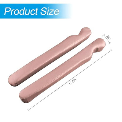 Mandark Car Seat Gap Filler, 2PCS Leather Vehicle Gap Stopper to Fill Between Seat and Console, Automotive Crevice Plug Blocker Accessories from Dropping, Universal for SUV, Sedan, Truck (Pink) - color: Pink