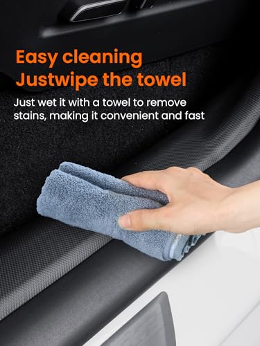 Door Sill Protector for Tesla Model Y Juniper Door Sill Guards Anti-Kick Full Protect Door Entry Cover for 2025 2026 New Model Y Accessories 5PCS