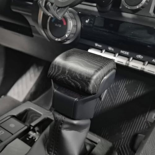 for Toyota Tacoma 2024 2025 and 4Runner 2025 Interior Accessories Center Console ABS Gear Shift Decor Cover Dashboard Trim (Black Wood Grain, Gear Shift Decor) - color: Black Wood Grain, size: Gear Shift Decor