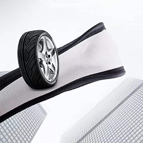 Premium Leather Sport Mountain Steering Wheel Cover 15.5inch for Men Women Compatible with Car Truck SUV