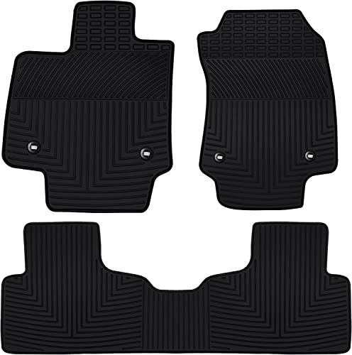Car Floor Mats Custom Fit for Lexus NX250 NX350 NX350h NX450h+ 2022-2025 2026 Black Rubber Auto Liner Mats All Weather Protection Heavy Duty Odorless - color: All Black, size: 2022-2026 Lexus NX