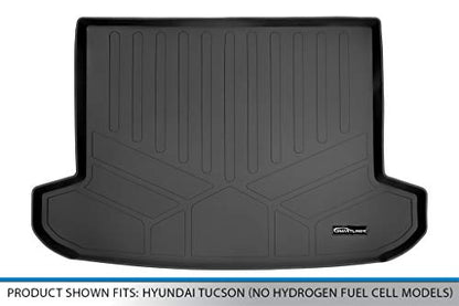 SMARTLINER All Weather Custom Fit Cargo Liner Behind The 2nd Row Compatible with 2016-2018 Hyundai Tucson - color: Hyundai Tucson 2016 - 2018